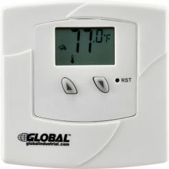 Best Pirce 👏 Global Industrial® Non-Programmable Thermostat 24V Heat or Cool Only ✔️