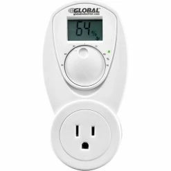 Promo ✨ Global Industrial® Plug In Dehumidifier Control 120V, 15A, Analog 30-90% Relative Humidity ✨