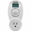 Outlet 😉 Global Industrial® Plug In Thermostat Control For Cool 120V, Analog 40-95°F 🔔 -HVAC Controls Shop 246115