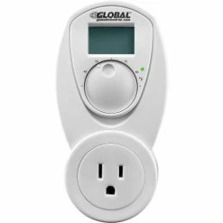 Outlet 😉 Global Industrial® Plug In Thermostat Control For Cool 120V, Analog 40-95°F 🔔