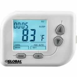 Cheap 💯 Global Industrial® Non-Programmable Thermostat, Heat, Cool, Off, Auto, 24 VAC 😀