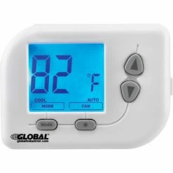 Flash Sale 🌟 Global Industrial® Programmable Thermostat, Heat, Cool, Off Mode, 5-1-1 Programmable ❤️