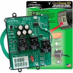 Discount 🔔 Qwik Products QT6100 X3 Universal ECM Constant Torque Motor Replacement - Pkg Qty 5 🔥 -HVAC Controls Shop B2097341 03