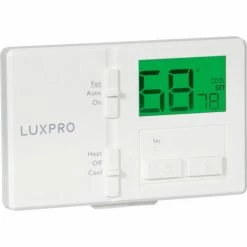 Best Pirce ❤️ Lux Products LUX Low Voltage Digital Non-Programmable Thermostat P111 - 1Stage Heat 1 Cool 24 VAC - Pkg Qty 8 🔥