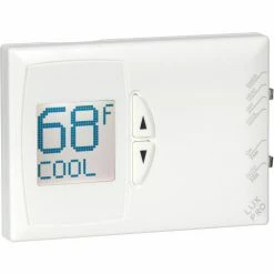 Hot Sale 🎉 Lux Products LUX Low Voltage Digital Non-Programmable Thermostat PSDH121B - 2 Stage Heat 1 Cool Heat Pump 24 VAC - Pkg Qty 5 🔔