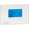 Flash Sale 🎉 Lux Products LUX Low Voltage Digital 7-Day Programmable Thermostat P722U - 2 Stage Heat 2 Cool Heat Pump 24VAC - Pkg Qty 4 👍 -HVAC Controls Shop B2257162