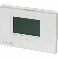 Flash Sale 🎉 Lux Products LUX Low Voltage Digital 7-Day Programmable Thermostat P722U - 2 Stage Heat 2 Cool Heat Pump 24VAC - Pkg Qty 4 👍 -HVAC Controls Shop B2257162 04
