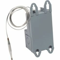 Promo 😀 PECO Industrial Temperature Controller TRF115-005 Tmp. Range 0°-120°F Rmt. Bulb Nema 4X 😀 -HVAC Controls Shop B592427 03