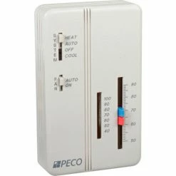 Flash Sale ⌛ PECO Trane Compatible Zone Sensor SP155-011 Heat-Off-Cool Switch, On-Auto Fan Control, Dual Temp Adj 😉