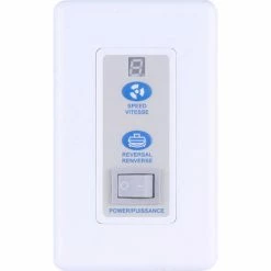 Wholesale 👏 Canarm® Indoor Wall Control For Industrial Fan, White 😉