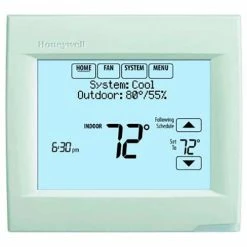 Hot Sale 🎉 Honeywell VisionPRO® 8000 Thermostat With Redlink™ 3H/2C Heat Pump or 2H/2C Conventional, White 🤩