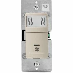 Brand new 🎁 Leviton Humidity Sensor and Fan Control IPHS5-1LT, 120VAC, 60Hz, Single Pole, Light Almond 🛒 -HVAC Controls Shop IPHS5 1LT 2