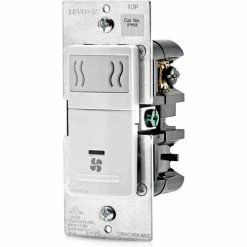 Cheapest 👏 Leviton Humidity Sensor and Fan Control IPHS5-1LW, 120VAC, 60Hz, Single Pole, White 🌟