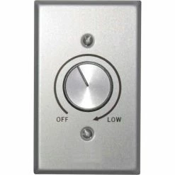 Buy 🌟 J&D Manufacturing Variable Speed Control Switch For 2 Fans, Silver ⌛