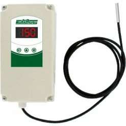 Deals ✨ J&D Manufacturing Control, Weatherproof, Dual Stage Digital Thermostat, 90-255V 🌟