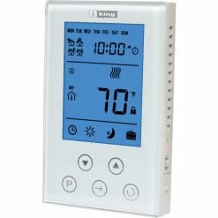 Best reviews of 💯 King Electric Line Voltage Programmable Thermostat K302PE Double-Pole Heat Only 120/208/240V 15A 🔥