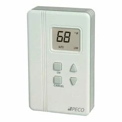 Best reviews of 🔔 PECO Trane Compatible Zone Sensor SDP155-008 Digital Display, Temp Adjust, On, Cancel, Comm Jack 🔥
