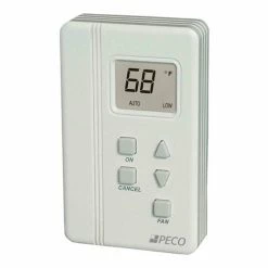 Discount 🧨 PECO Trane Compatible Zone Sensor SDP155-009 Digital Display,Temp Adj,On,Cancel,Fan(H,M,L,O)Comm Jac 🤩