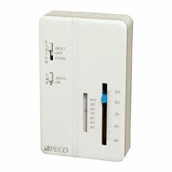 Flash Sale 🎉 PECO Trane Compatible Zone Sensor SP155-009 Heat-Off-Cool Switch, On-Auto Fan Control, Temp Adjust 👏
