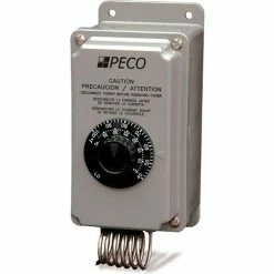 Cheap 😍 PECO Industrial Multi-Stg. Temperature Controller TH109-009 Temp. Range 40°-100°F Nema 4X ❤️