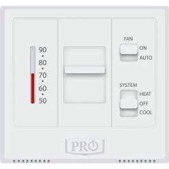 Best deal 🎉 PRO1 IAQ Low Voltage Thermostat, Mechanical Non-Programmable, 1H/1C, Single Stage 🥰