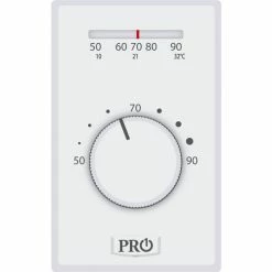 Brand new 🧨 PRO1 IAQ Line Voltage Thermostat, Electric Heat, Mechanical, 2 Wire, Non-Programmable, Heat Only 🥰