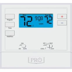 Buy 🔔 PRO1 IAQ Low Voltage Thermostat, Programmable, 7 Day or 5/1/1, 1H/1C or 2H/1C 💯