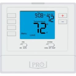 Cheap 👏 PRO1 IAQ Low Voltage Thermostat, Programmable, 7 Day or 5/1/1, 1H/1C, Single Stage 😀