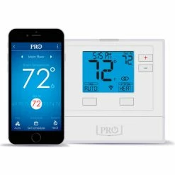 Coupon ✨ PRO1 IAQ Low Voltage Thermostat, Programmable Through App, 1H/1C or 2H/1C, WIFI Enabled 🤩