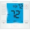 Cheap ❤️ PRO1 IAQ Low Voltage Thermostat Universal,7 Day,5/1/1 or Non-Programmable,2H/2C or 3H/2C, 7" Display 👍 -HVAC Controls Shop PQB T755