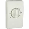 Flash Sale 💯 TPI Line Voltage Thermostat White Double Pole With Leads 25 Amp D2025H10DA 🔔 -HVAC Controls Shop TPI D2025H10DA