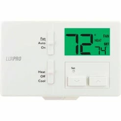 Best Pirce ❤️ Lux Products LUX Low Voltage Digital Non-Programmable Thermostat P111 - 1Stage Heat 1 Cool 24 VAC - Pkg Qty 8 🔥 -HVAC Controls Shop UXP P111 010