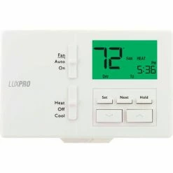 Cheapest 💯 Lux Products LUX Low Voltage Digital 7-Day Programmable Thermostat P711 - 1 Stage Heat 1 Cool 24 VAC - Pkg Qty 8 😀 -HVAC Controls Shop UXP P711 010