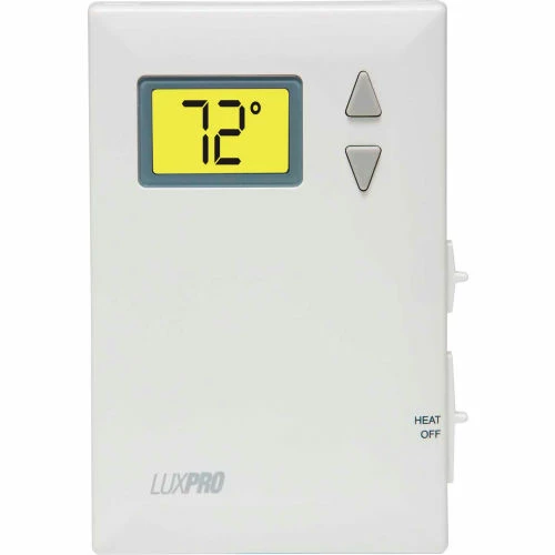 Promo ⌛ Lux Products LUX Low Voltage Digital Non-Programmable Thermostat PSD010B - 1 Stage Heat Only 24 VAC - Pkg Qty 10 ❤️ 3 Promo ⌛ Lux Products LUX Low Voltage Digital Non-Programmable Thermostat PSD010B - 1 Stage Heat Only 24 VAC - Pkg Qty 10 ❤️